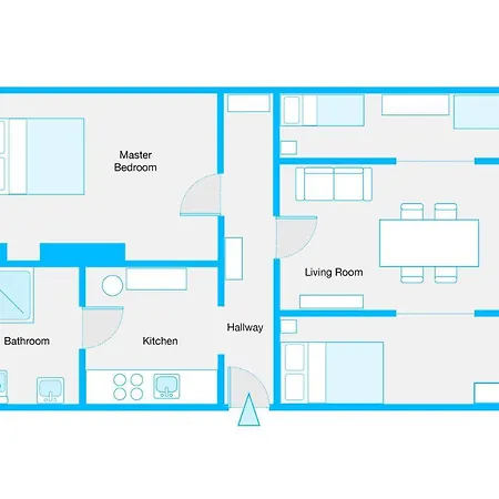 דירה The Strassburger, Stylish 3 Bedroom In Downtown ברלין